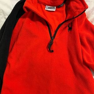 Spyder Red and Black Fleece layering 5T